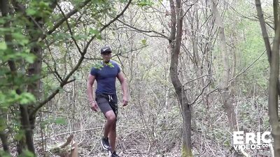 Jogger Hunting in the Woods of Ile-de-France