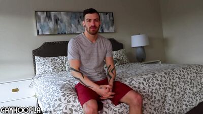 Tatted Up and Ready to Go! Ty Carters GayHoopla Solo