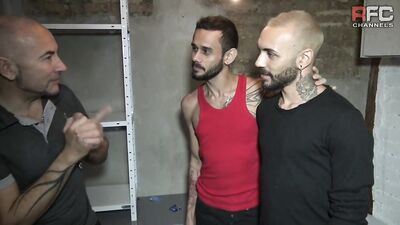 Tied up and Left to Pleasure Himself - John Sillys Gay Porn Adventure with Latino Minx, Tiago Couto