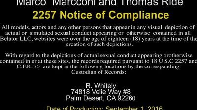 Mâle domi en action — Thomas Ride & Marco Marcconi