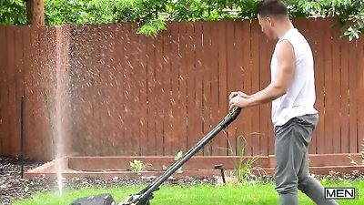 Gardening Gigolo: Hardcore American Stallion