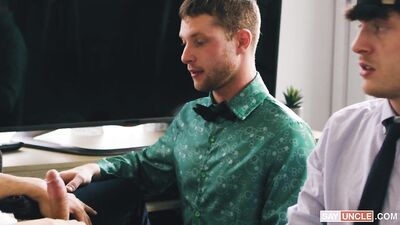 Mansion Mayhem: Generational Daddy-Son Suckfest