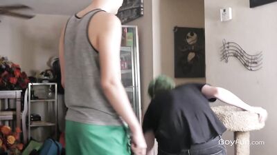 Young Passive Bottom Harper White and Clay Sanders Relax Before Sister Comes Home - A Gay Porn Video