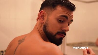 Young Rental: Showering the Hot French College K*id