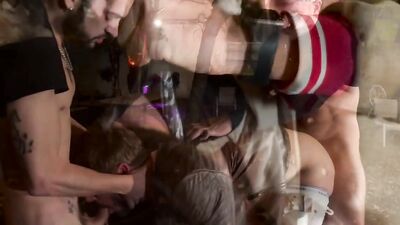 The Ultimate Gay Orgy in Paris: Rival Gangbangs Unite!