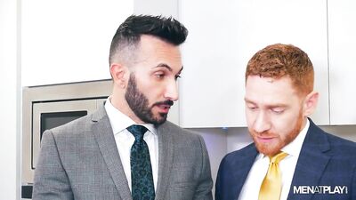 Revenge of the Cuckold: Leander and Johnnys Suit Sex Fury!