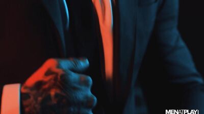 Glory Hole Muscular Suit Sex: Dominating Desires