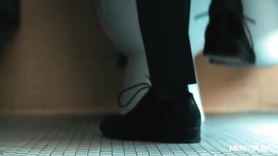 Office Break: Big Dick King Suits Up for Sexy Sock Solo Play!