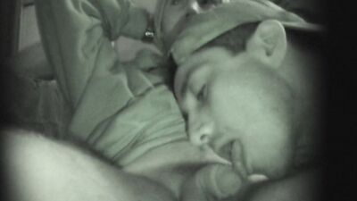 Hidd*en Camera - Sucking a Discreet Soldier