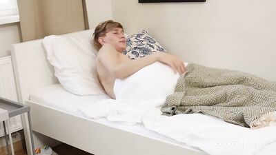 Young and Ready to Bareback with BoyFun OR Ollie Barns Early Morning Wood Gets Some Attention from His Younger Brother Angel Rivers in a Sizzling BoyFun Scene!