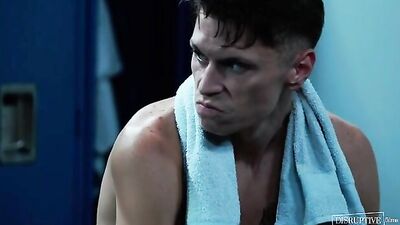 Gay Athletes Hardcore Boxing Session with Troy Accola