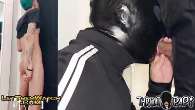 Gaping for Strangers - A Glory Hole Encounter with a Strapping Amateur