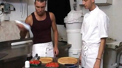Heat up the Bakery!: A Gay Porn Video with a French Twist Where a Handsome Chef Teaches Two Apprentices the Art of Fucking.