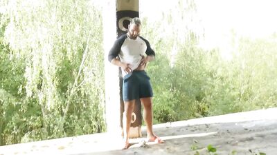 Outdoor Man Love with Hairy Bearded Men - Ivo Kerk & Maxim Bikhov