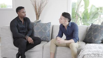 Beautiful Black Stallion Meets Muscular Beau in Steamy Gay Porn Video Update from Icon Male Studios