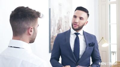 Daddys Co-worker: A Hot Hookup with the Bosss Son