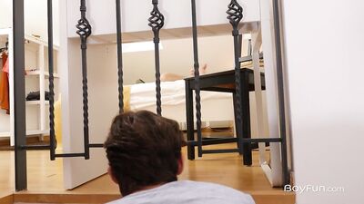 Barebacking with the Twink Next Door - Adam Barnes and Austin Ponce