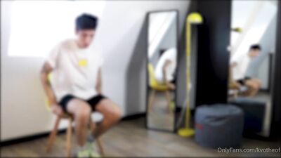 Young Nerds Yellow Chair: Hardcore Czech Gay Twins Sex Scene!