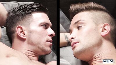Gods of Men: Andrea Suarez and Paddy OBrian in a Gay Bareback Threesome