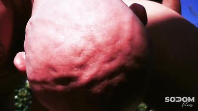 Garden Blowjobs and Cum Shots with Alex Montenegro - French Hottie with a Bald Head and a Hot Bod!