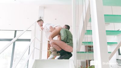 Alpha Male Showcase - Allen King and Giuspels Gay Porn Video Shoot