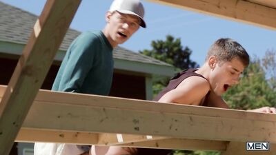 Bleacher Bros - Joey Mills and Leo Louis Get It On in the Stands!