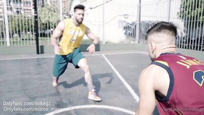 brazilian threesome: viktoronee, marco maxxx & niikegzs brutal cock-foraging trio