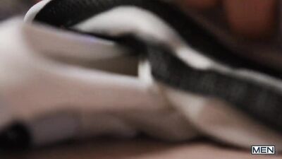 Straight College Roommate Hook-up Gone Wrong - Braxton Cruz and Enzo Mullers Gay Porn Adventure