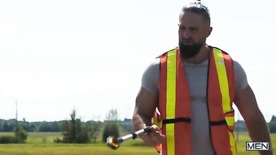 Straight-laced Community Service Volunteer Gets an Unforgettable Gay Porn Experience with Chuck Conrad