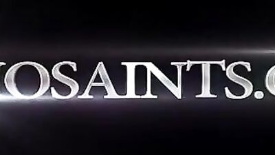 Gangbang in the Gay Bar Bathroom: Three Muscular Men Sucking and Fucking!