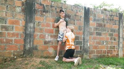 Heatwave in the Courtyard: Sucking and Blowing with Young Guys