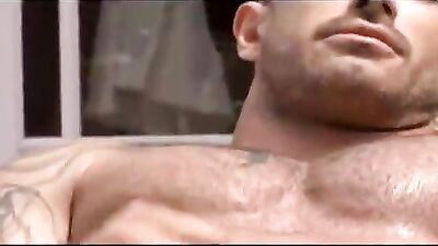 Adam Cilium Muscles - A Gay Porn Stars Solo Masturbation Experience