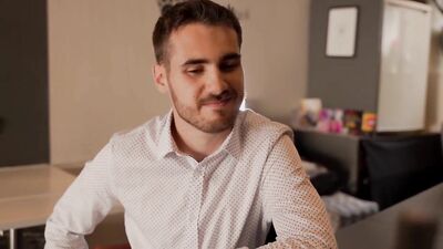 Young French Twink Gets Charmed by the Barman