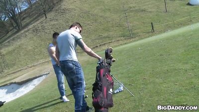 Gay Golf Course Bareback Sexcapades: Cruising for Fun and Forbidden Friskiness!