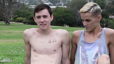 Young and Skinny Boy Gets Anal Fucked by Two Hot Guys in Gay Porn Video