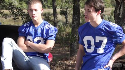 Young American Footballer Orgy: Hardcore Partying with Cute and Tiny Fellows