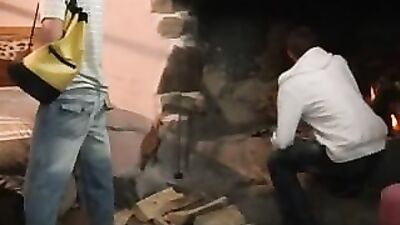 First Time Gay Threesome: Cute Twink Boys Get Pounded by Hunky Athlete