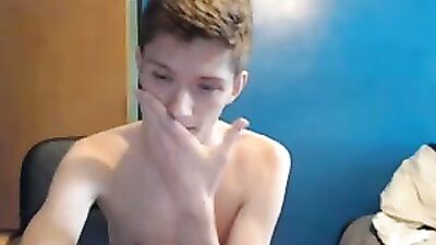 Young Brunette Webcam Boy Exposes His Assets