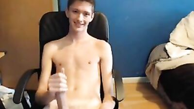 Young Brunette Webcam Boy Exposes His Assets