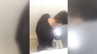 Young Arab Boy Surprised While Jerking Off in the Bathroom