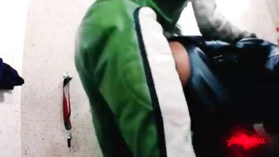 The French Connection: Two Frenchmen Get Down in the Restroom.