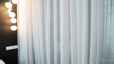 A muscular hunk gets his dick sucked and fucked in a hot shower.