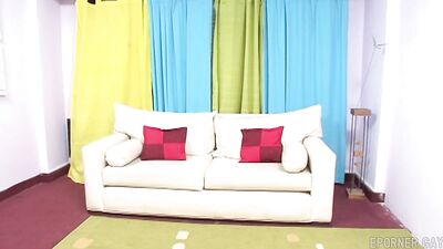 Her breasts became his canvas as he painted a masterpiece with his cum, after penetrating her anus with unparalleled force.