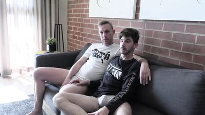 Rough and Ready: Young stud Tate Cox takes control of submissive Rio Knightly in GrindHouse RAW