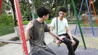 Noah Smith and Melo Prince: Park Bench Encounter