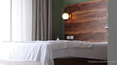 Bed-Squeaking M/M Massage from the Greek God of Thunder, with a Happy Ending