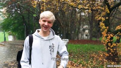 "The Unexpected Encounter of a Curious Twink and a Muscular Stranger on His Commute Home."