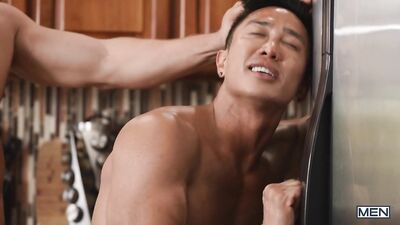 The Ultimate Volleyball Showdown - Muscular Jocks Johnny and Dale Fight to the Finish!