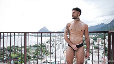 Indian Boy and Wolf Markin: Dark-Haired Hottie Goes Wild, Sucking Hard Cocks in the Shadows