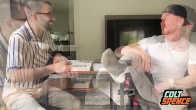 Straight Guys Redneck Buddy Sucks His Big Cock in a Hot Gay Porn Scene!